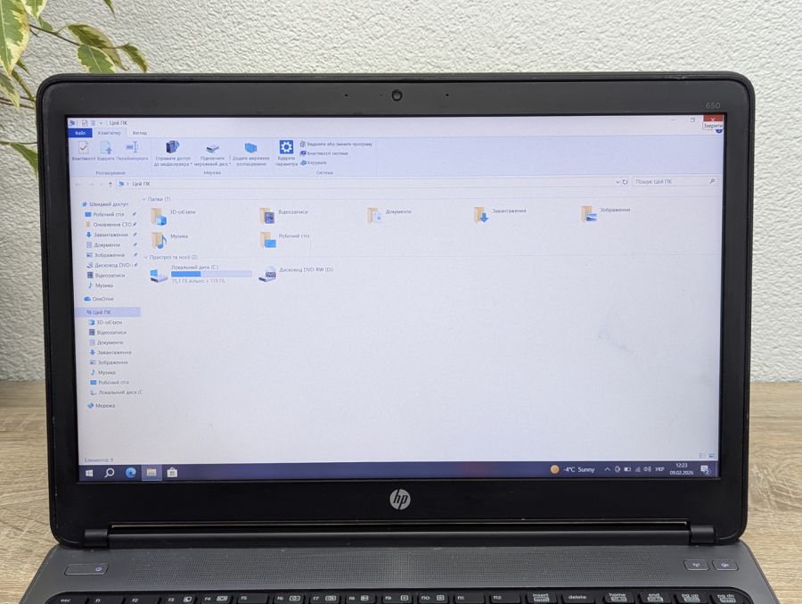 Уцінка! Ноутбук Б/В HP ProBook 650 G1, Intel Core i5-4210M, DDR3 8 GB, SSD 128GB, 15.6" Full HD [ProductHub SKU HP750]