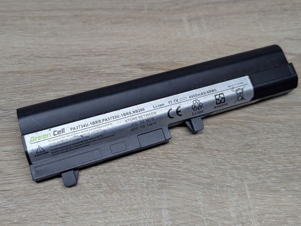 Б/В Акумуляторна батарея Green Cell PA3734U-1BRS\PA3733U-1BRS/NB200 [ProductHub SKU NB200]