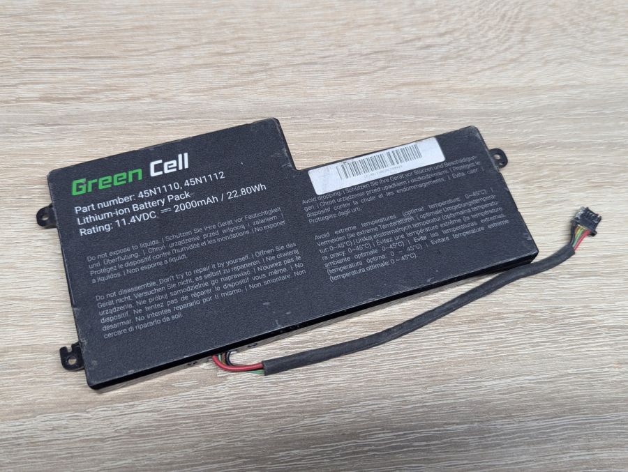 Б/В Акумуляторна батарея Green Cell 45N1110,45N1112 [ProductHub SKU GC-N1110]