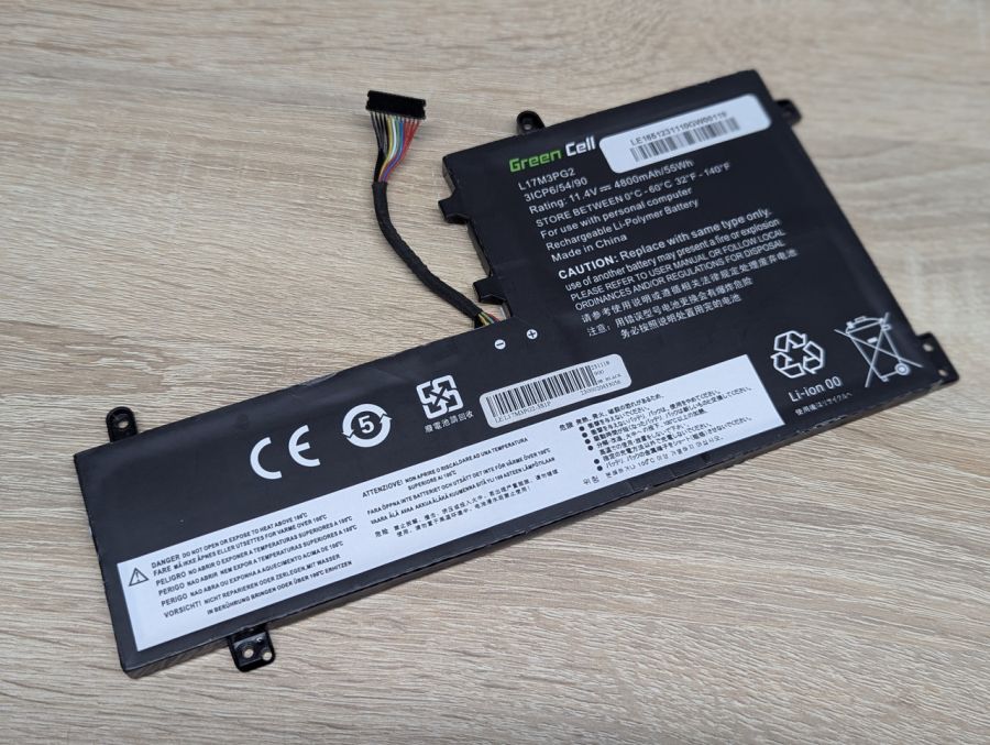 Б/В Акумуляторна батарея Green Cell L17M3PG2 [ProductHub SKU L17M3PG2]
