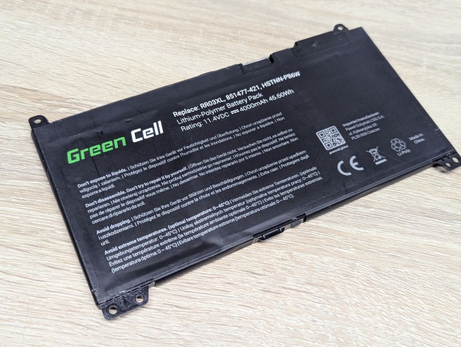 Б/В Акумуляторна батарея Green Cell RR03XLб851477-421,HSTNN-PB6W [ProductHub SKU GC-RR03-45]