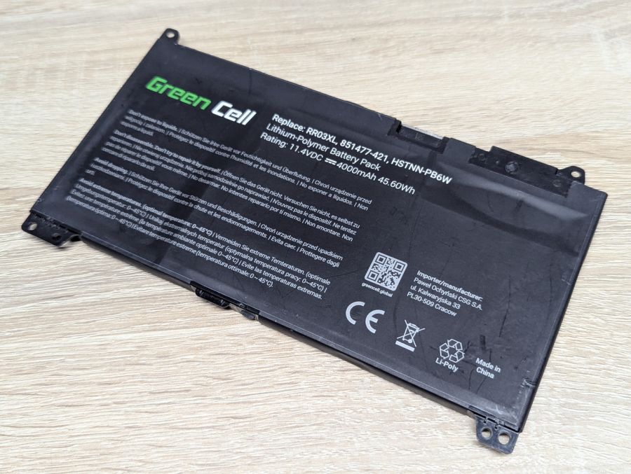 Б/В Акумуляторна батарея Green Cell RR03XLб851477-421,HSTNN-PB6W [ProductHub SKU GC-RR03-45]