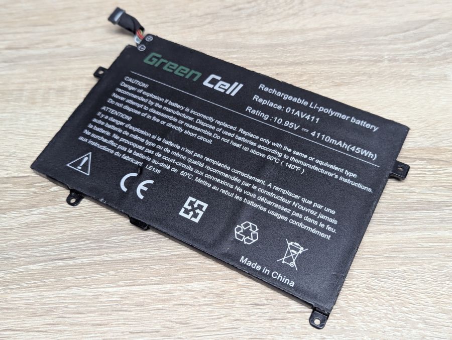 Б/В Акумуляторна батарея Green Cell 01AV411 [ProductHub SKU AV411-45]