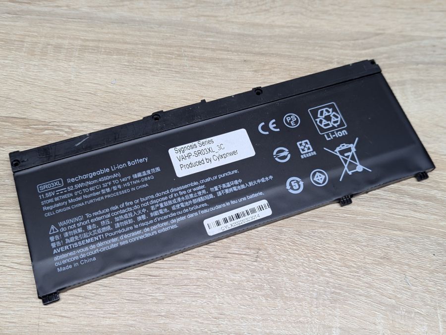 Оригінальна акумуляторна батарея HP SR03XL Б/В