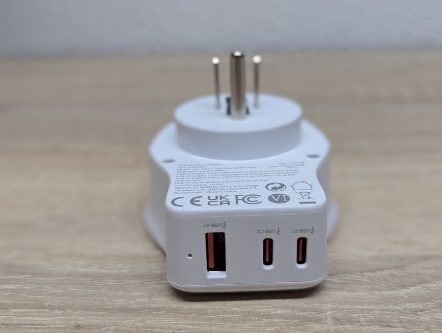 Новий Дорожній адаптер TESSAN 839DQUS [ProductHub SKU 839DQUS(2)]