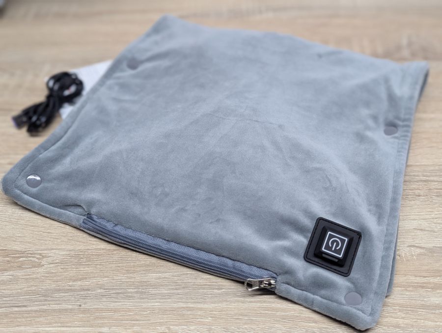 Новий Електрична грілка USB Hand Warmers Pouch, 60x30 см, тканинна, сірий [ProductHub SKU 89YJ(1)]