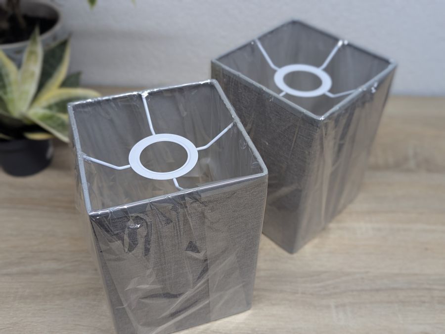 Новий Абажури тканнині сірого кольору [ProductHub SKU Абажур(1)]