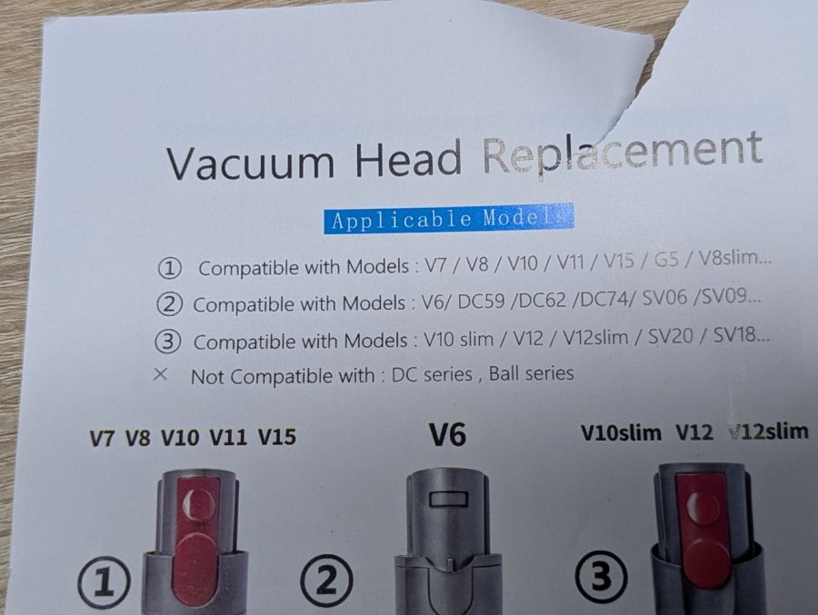 Новий Змінна головка щітки для пилососа Dyson V10 slim, V12,V12 slim,SV20,SV18. [ProductHub SKU ЩіткаV10(5)]