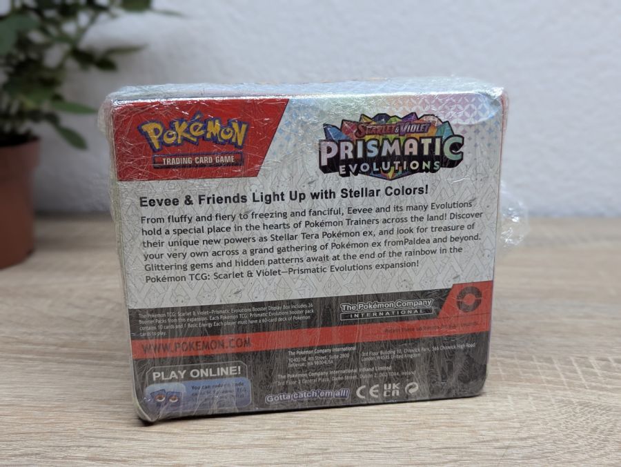 Новий Колекція карток Pokemon TCG Scarlet & Violet — Prismatic Evolutions [ProductHub SKU Pokemon(2)]