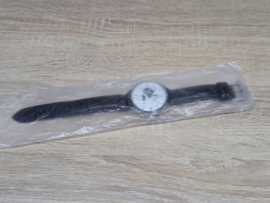 Новий Чоловічий механічний годинник Orient із серії Sun & Moon Semi Skeleton(аналог) [ProductHub SKU F5D2(2)]