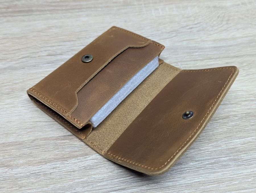 Новий Візитниця коричнева шкіряна TP-8227 [ProductHub SKU TP-8227(2)]