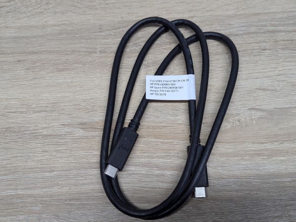 Кабель HP USB-C to USB-C