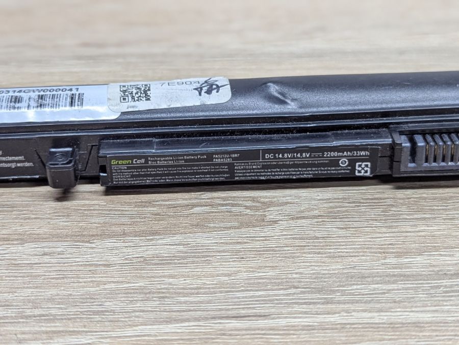 Б/В Акумуляторна батерея Green Cell PA5212U-1BRS [ProductHub SKU GC-5212U]
