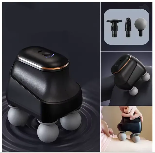 Новий Електричний вібромасажер Mini Four Head Massager