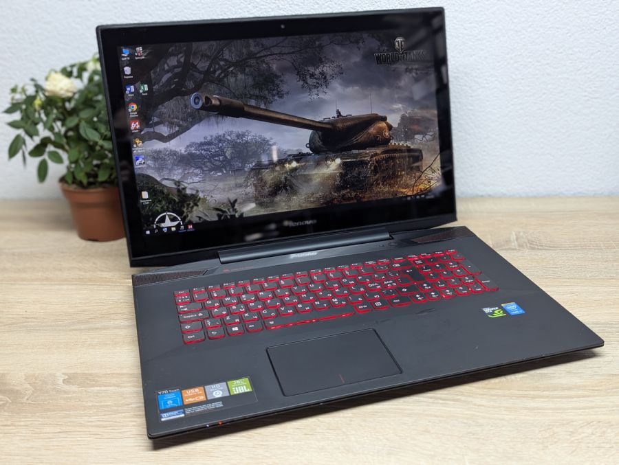 Ноутбук Б/В Lenovo Y70-70, Intel Core i7-4720HQ, DDR3 12 GB, SSD 360GB, NVIDIA GeForce GTX 860M 2Gb, 17" Full HD [ProductHub SKU L492]