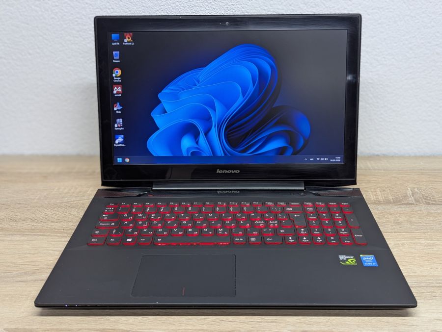 Ноутбук Б/В Lenovo IdeaPad Y50-70, Intel Core i7-4720HQ, DDR3 16GB, SSD 512GB, NVIDIA GeForce GTX 960M 2GB, 15.6" Full HD