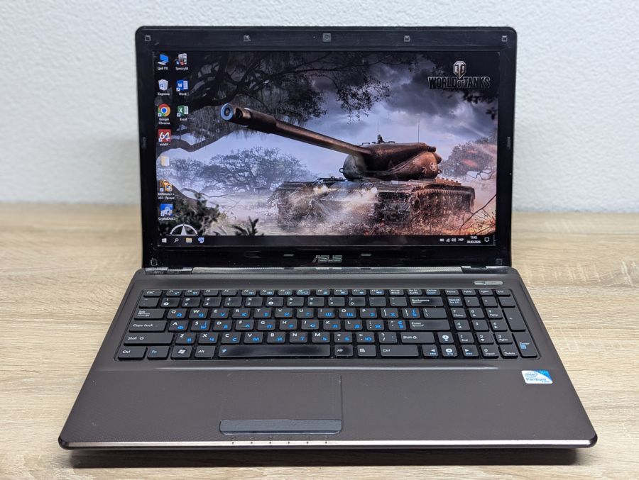 Ноутбук Б/В ASUS K52F, Intel Pentium P6100, DDR3 8 GB, SSD 128GB, 15.6" HD [ProductHub SKU Asus158]