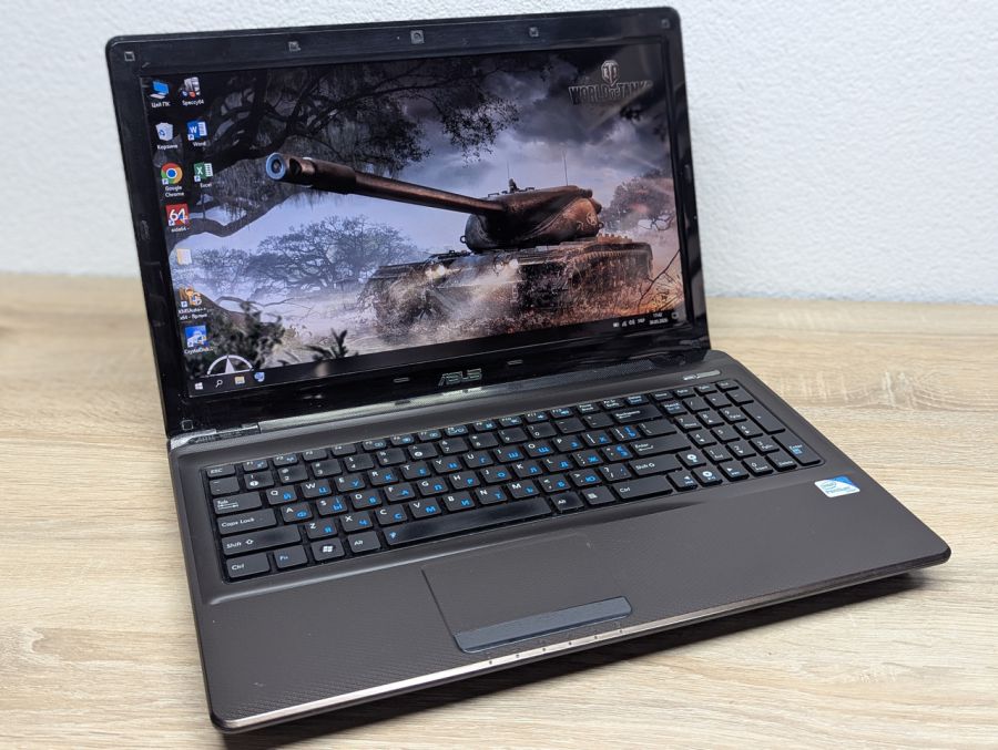 Ноутбук Б/В ASUS K52F, Intel Pentium P6100, DDR3 8 GB, SSD 128GB, 15.6" HD [ProductHub SKU Asus158]