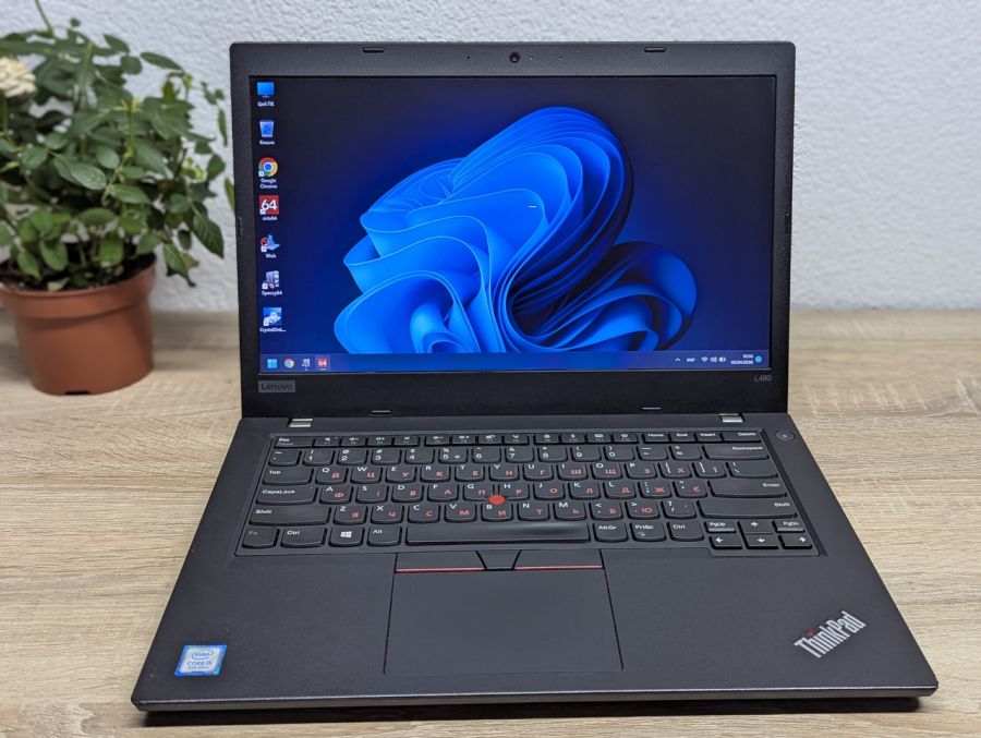 Уцінка! Ноутбук Б/В Lenovo ThinkPad L480, Intel Core i5-8250U, DDR4 8 GB, SSD 256GB, 14" UHD [ProductHub SKU L527]