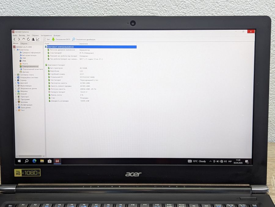 Уцінка! Ноутбук Б/В Acer Aspire VN7-571G, Intel Core i5-5200U, DDR3 16 GB, SSD 256GB, NVIDIA GeForce GTX 850M 4Gb, 15.6" Full HD [ProductHub SKU Acer179]