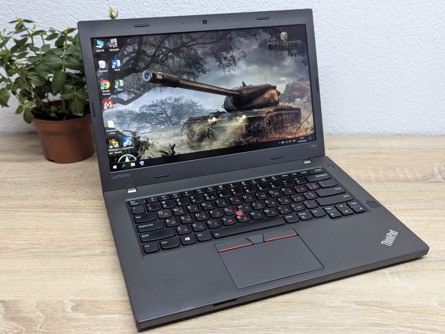 Ноутбук Б/В Lenovo ThinkPad T460P, Intel Core i7-6700HQ, DDR4 8 GB, SSD 128GB, 14" Full HD [ProductHub SKU L538]
