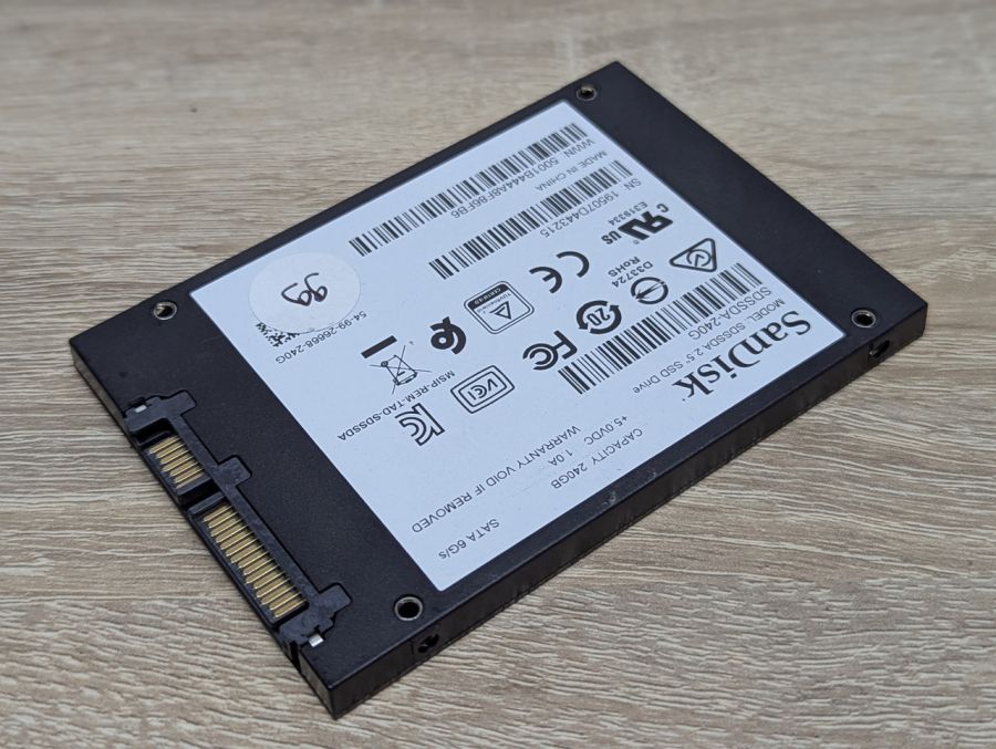 Б/В SSD SanDisk PLUS 240 ГБ 2.5" [ProductHub SKU SSDA240]