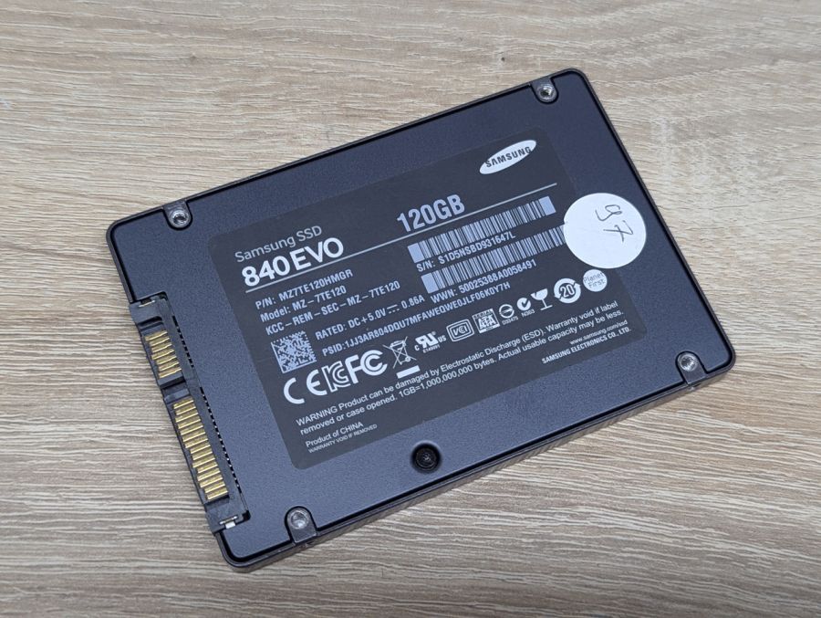 Б/В SSD Samsung 840 EVO 120 ГБ [ProductHub SKU 840E120]