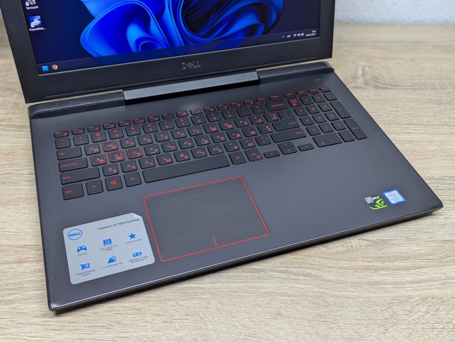 Ноутбук Б/В Dell Inspiron 15 7000 Gaming, Intel Core i7-7700HQ, DDR4 16 GB, SSD 500GB + HDD 1TB, NVIDIA GeForce GTX 1060 6Gb, 15.6" 4K [ProductHub SKU Dell532]