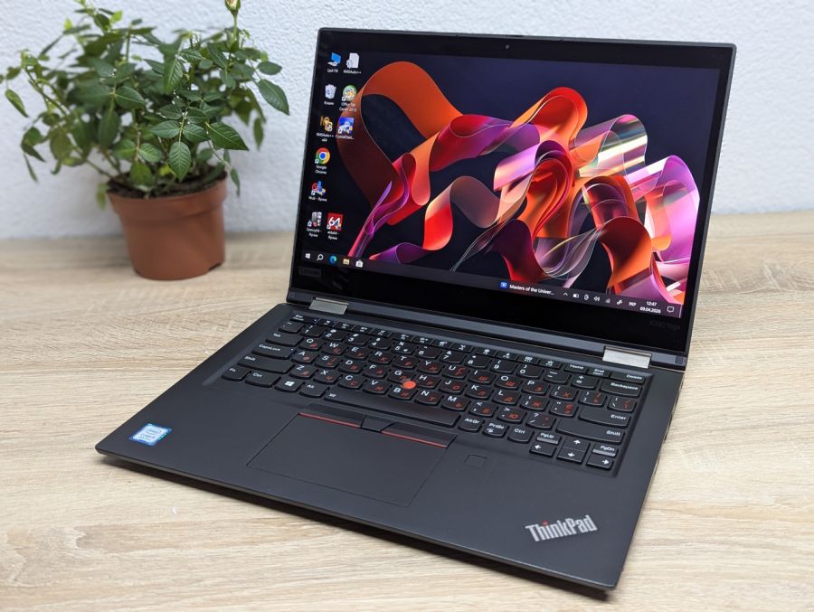 Ноутбук Б/В Lenovo ThinkPad X390 Yoga, Intel Core i5-8265U, DDR4 8GB, SSD 128GB, 13" Full HD Сенсор [ProductHub SKU L549]