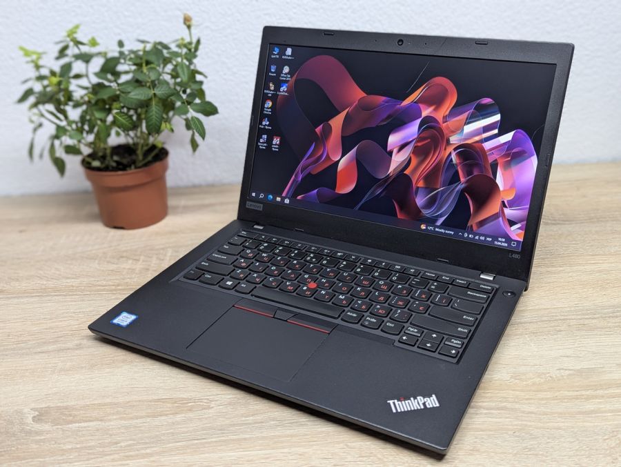 Ноутбук Б/В Lenovo ThinkPad L480, Intel Core i5-8250U, DDR4 8 GB, SSD 256GB, 14" UHD [ProductHub SKU L553]