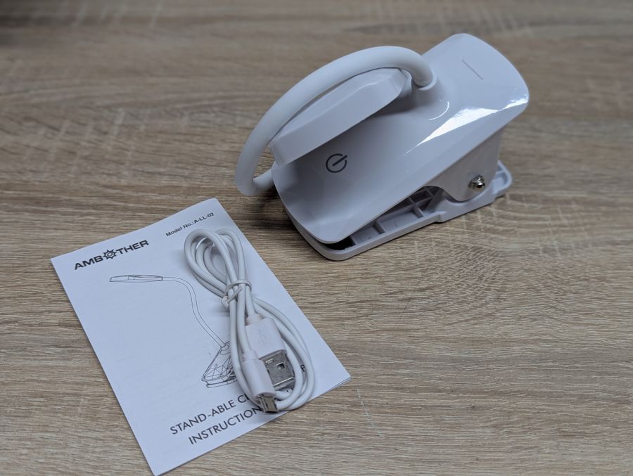 Новий Настільна LED-лампа на прищіпці AMBOTHER A-LL-02 [ProductHub SKU LL-02(7)]