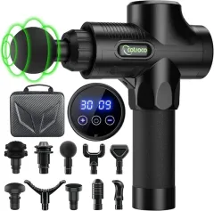 Новий Перкусійний масажний пістолет Cotsoco 10в1 [ProductHub SKU Cotsoco(12)]
