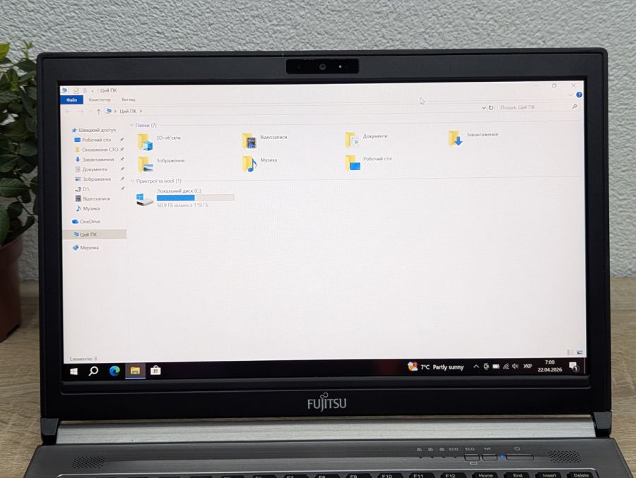 Ноутбук Б/В Fujitsu E746, Intel Core i5-6300U, DDR4 8 GB, SSD 128GB, 14" Full HD [ProductHub SKU F251]