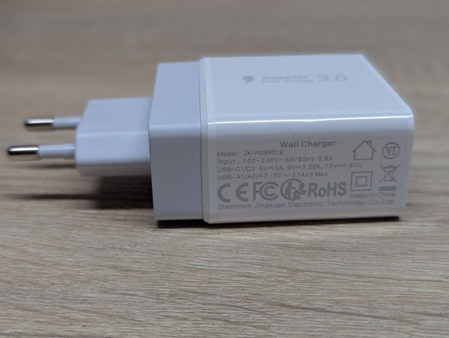 Новий Мережевий зарядний пристрій 40W 40W A+C 2шт [ProductHub SKU PD5601E(9)]