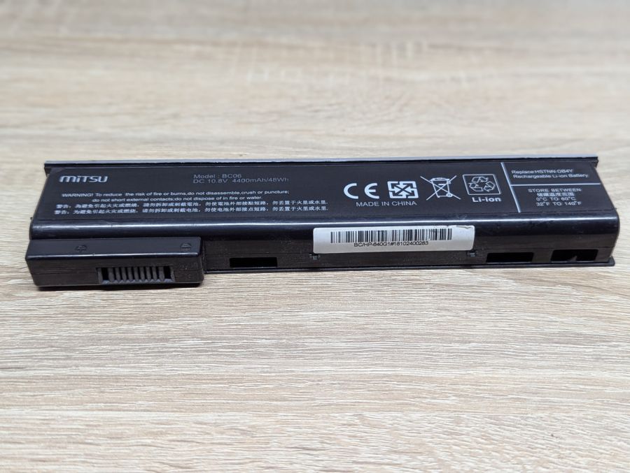 Акумуляторна батарея Mitsu BC06,HSTNN-DB4Y Б/В
