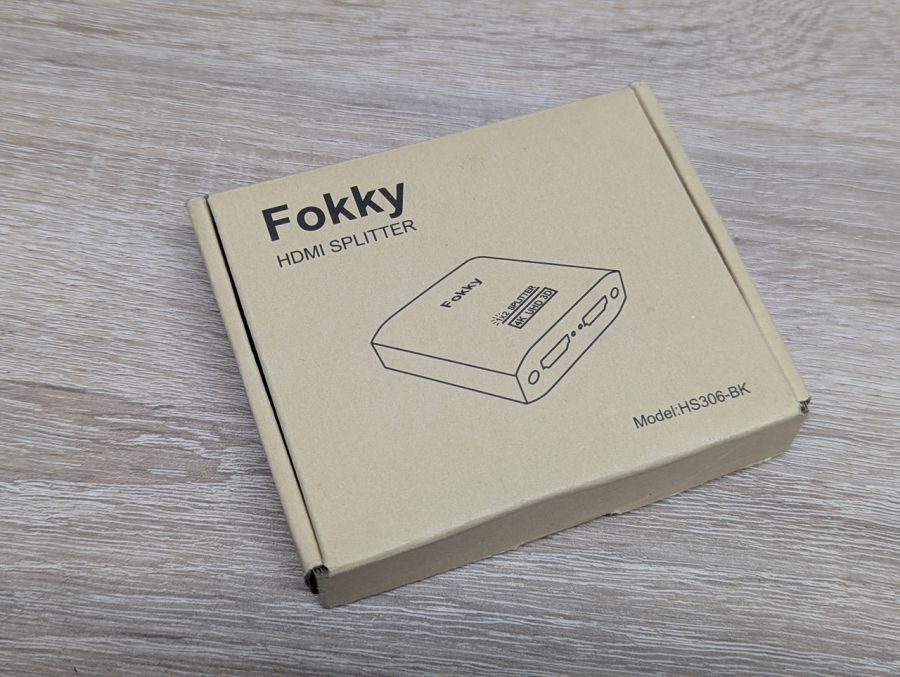 Новий Fokky HDMI Splitter 1x2 HS306-BK [ProductHub SKU HS306-BK(12)]
