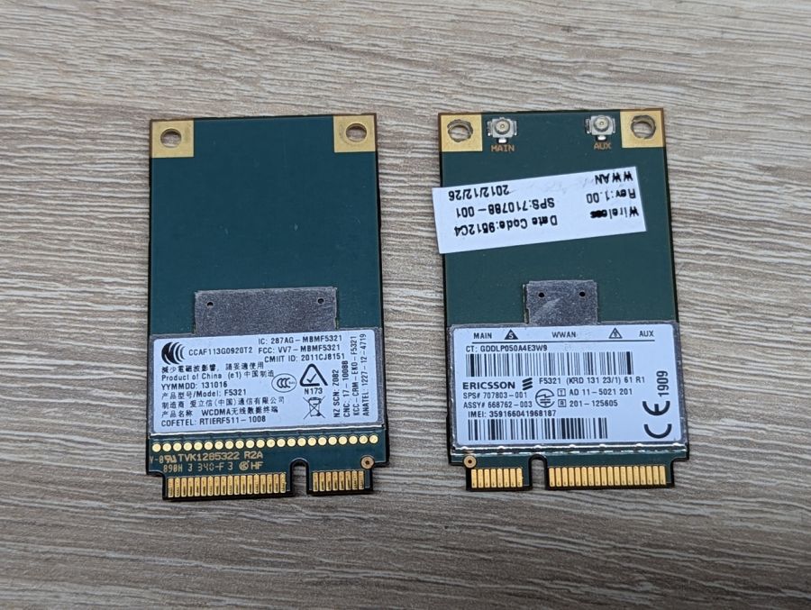 3G WWAN-модем Ericsson F5321