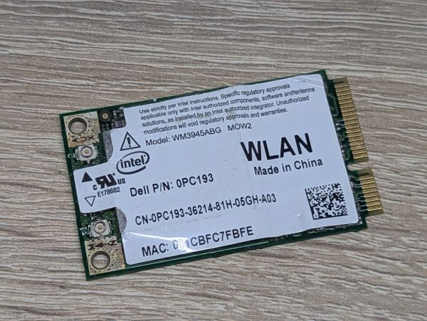 Б/В Wi-Fi модуль Intel WM3945ABG MOW2 [ProductHub SKU 3945ABG]