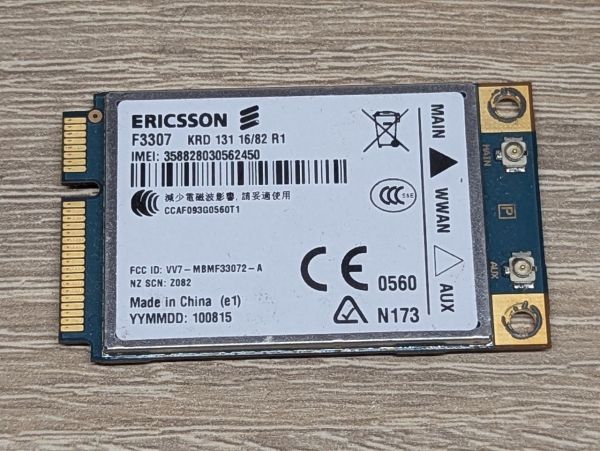 3G модем Ericsson F3307