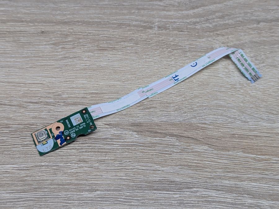 Б/В Плата кнопки включення для ноутбука Lenovo ThinkPad L480,L490 NS-B463