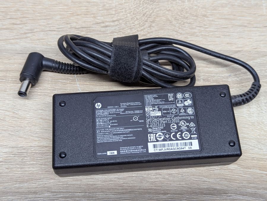 Блок живлення HP 90W 7.4x5.0 кутовий Б/В
