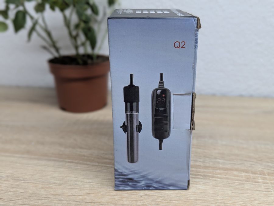 Новий Міні-акваріумний нагрівач Q2 25 Вт із контролером [ProductHub SKU Q225(15)]
