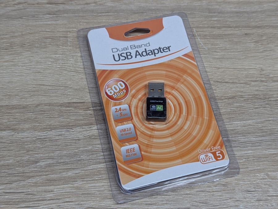 Новий Дводіапазонний USB-адаптер Dual Band AC600 Free Driver
