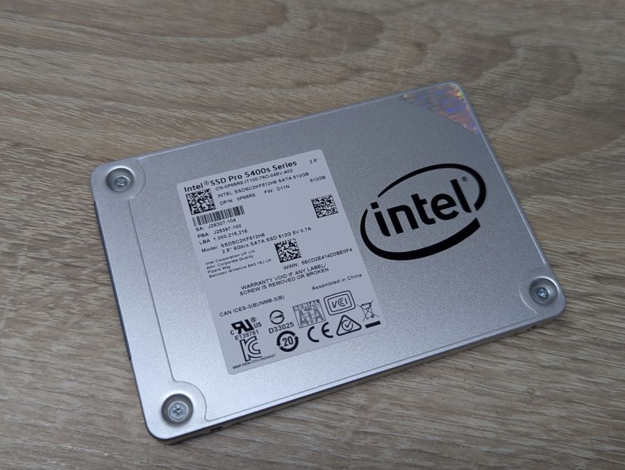 Б/В SSD Intel Pro 5400s Series 512 ГБ 2.5"