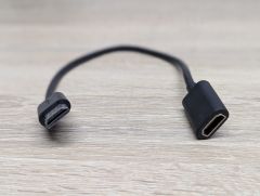 Кабель-перехідник HDMI штекер-HDMI гніздо