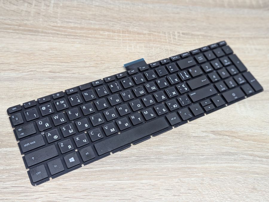 Б/В Клавіатура для ноутбука HP 250 G6,255 G6,HP 15-BS,15-BW,15-BR,15-BU,HP Pavilion 15