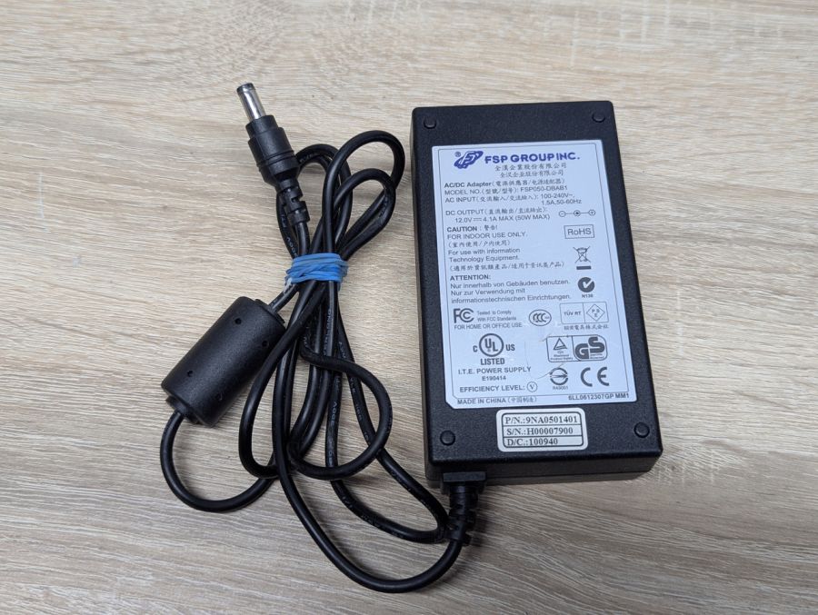 Б/В Блок живлення FSP Group Inc FSP050-DBAB1,50 Вт, 12.0, 4.16А, 5.5x 2.5 мм [ProductHub SKU DBAB1]