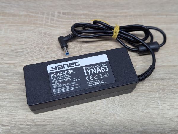 Б/В Блок живлення Yanec YNA53,90 Вт,19.5 В,4.62 А,4.5 x 3.0 мм [ProductHub SKU YNA53]