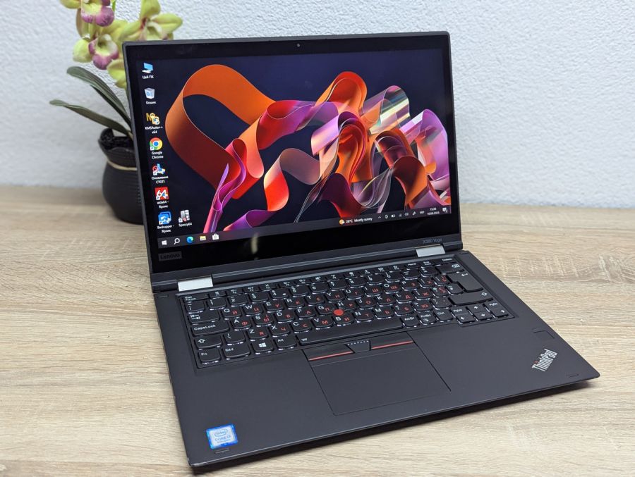 Ноутбук Б/В Lenovo X380 Yoga, Intel Core i7-8550U, DDR4 16 GB, SSD 256GB, 13" Full HD Сенсор [ProductHub SKU L609]
