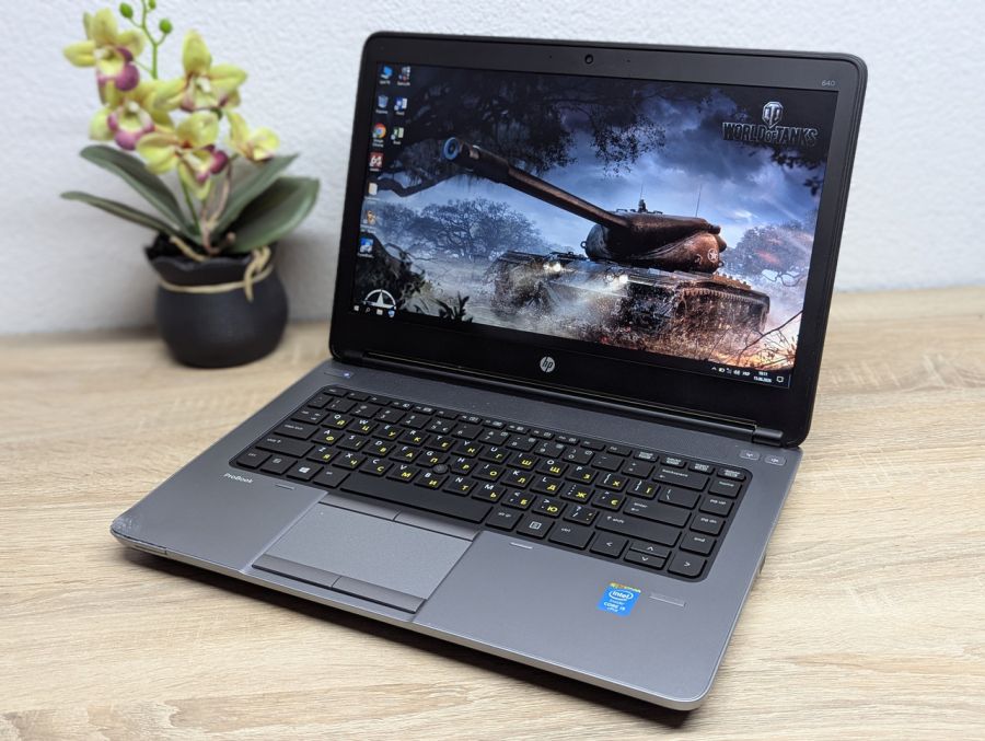 Ноутбук Б/В HP ProBook 640 G1, Intel Core i5-4300M, DDR3 8GB, SSD 128GB, 14" HD [ProductHub SKU HP890]
